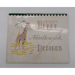 Doris J. Drake‎ (Paperback) BOOK Needlework Stitching Designs ~ Vintage
